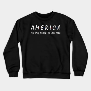 4th of July Patriotic Crewneck Sweatshirt